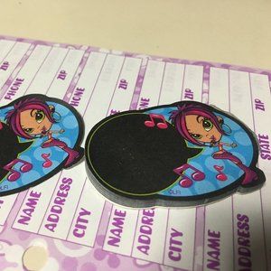 Lisa Frank Glamour Girl Mini Note Pads